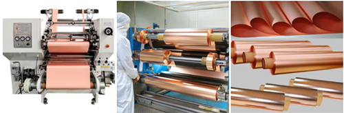 Production of copper strips