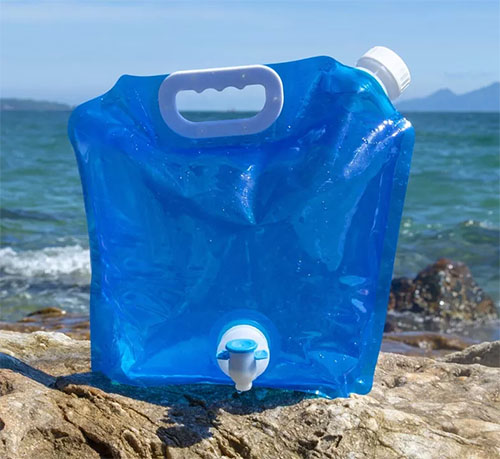 reusable water pouch