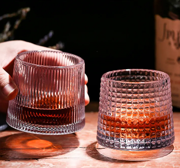 crystal whiskey glass set