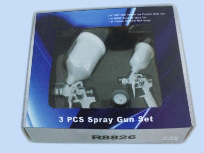 Air spay gun set