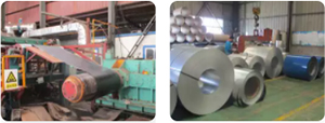 Production Flow of Hot Dip Galvanized Steel Coils
