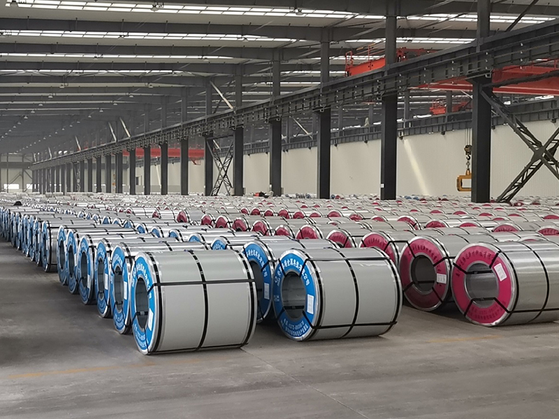 Packing of stainless steel coils