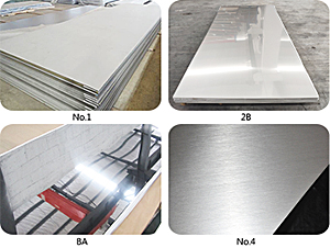 surface of stainless steel sheet